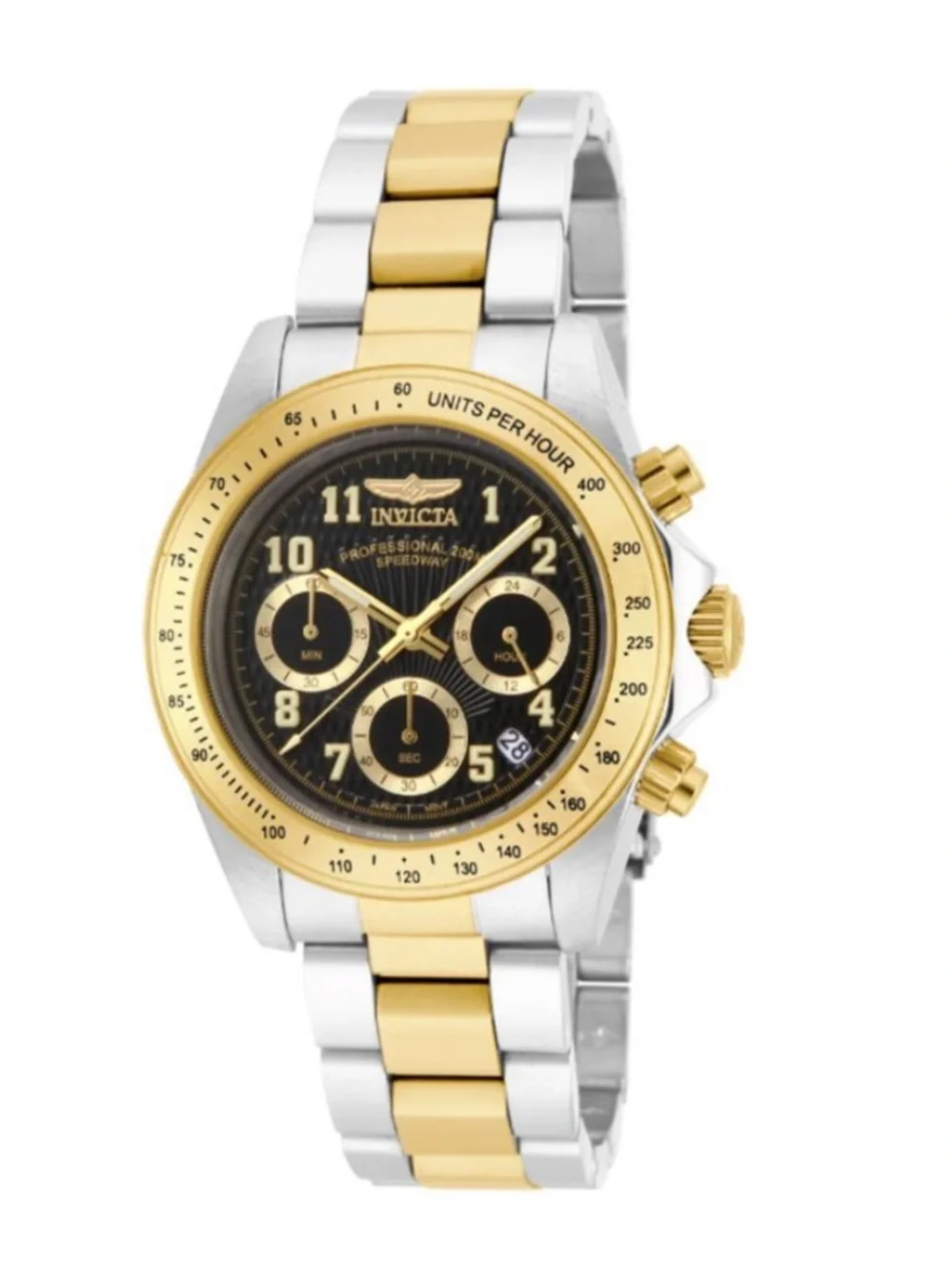 NEW IN BOX✨ Invicta Speedway Torvane Men’s Watch Steel Gold 39.5mm 17027